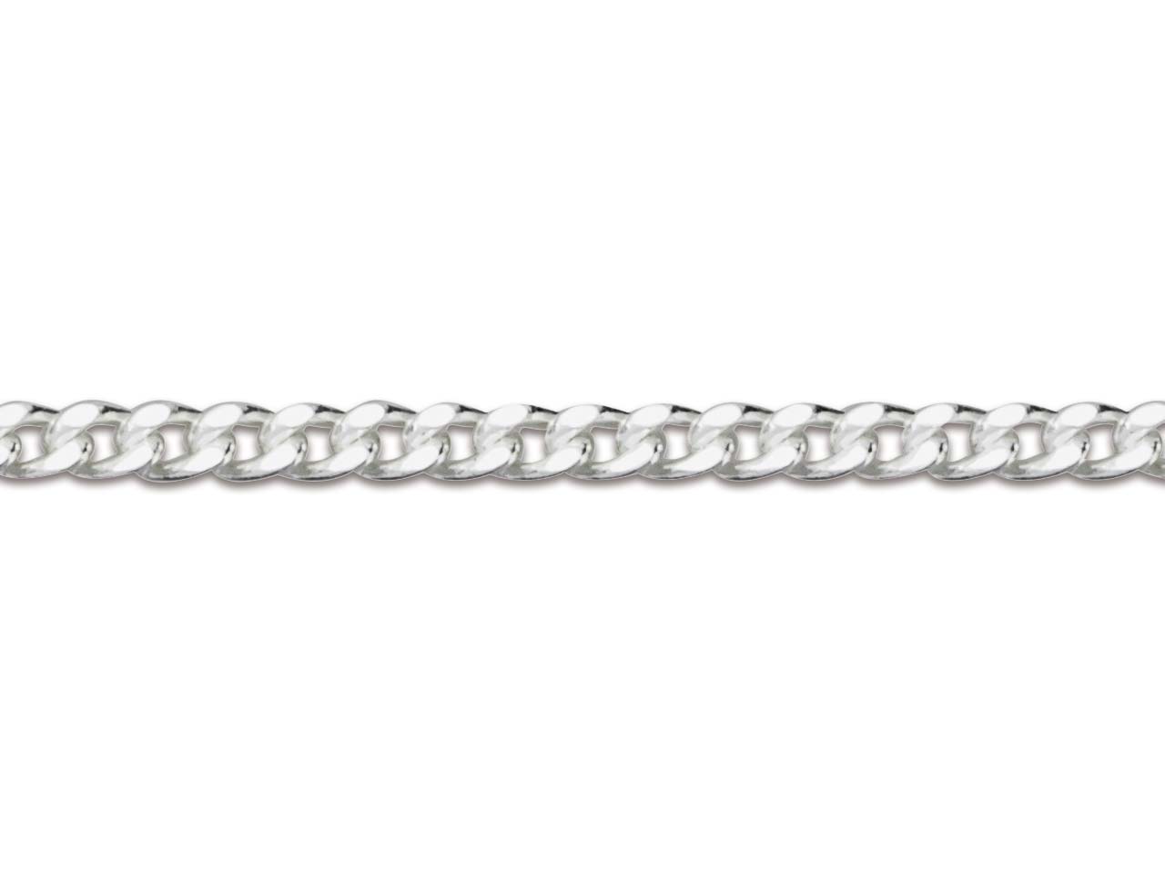 cadena de plata 925 diamantada
