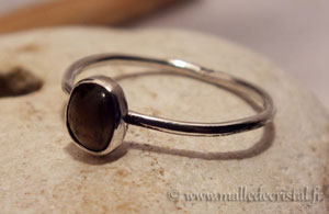  Tiger eye's silver designer ring