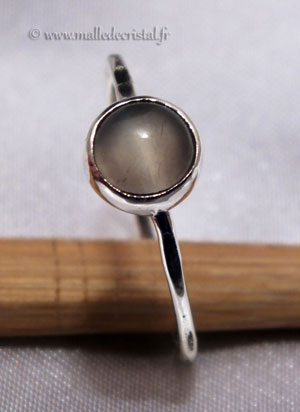 Silver ring Moonstone argent massif 925