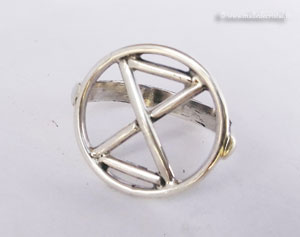  Extinction Rebellion silver sterling ring