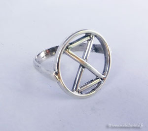  Extinction Rebellion bague argent massif