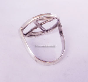  Extinction Rebellion silver designer ring