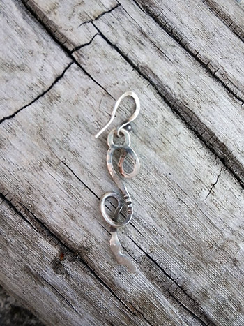  Ondine Boucles d'oreilles argent massif