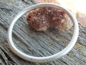 Silver bangle 4mm