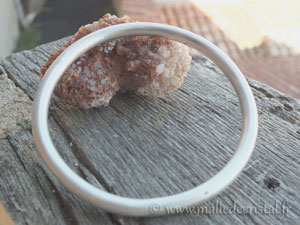Pulsera plata maciza 4mm