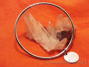 Brazalete medallón plata 2m

m