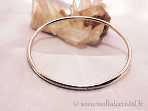 Bracelet Jonc argent plein 2mm