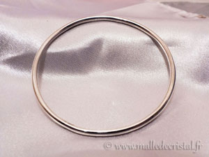 Brazalete de plata de ley 3mm