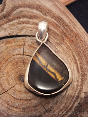  Tiger eye's silver sterlign designer pendant