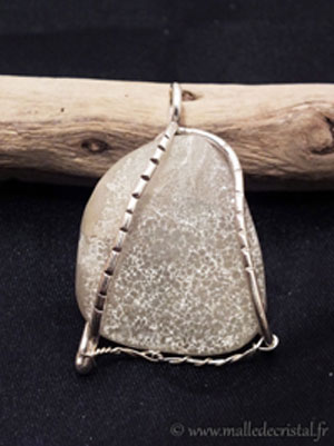  Crystal Quartz silver sterlign designer pendant