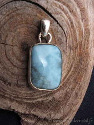  Larimar colgante plata ley