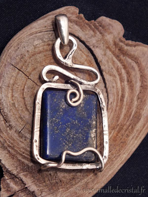  Lapis lazuli silver sterlign designer pendant