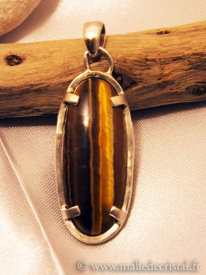  Tiger eye's silver sterlign designer pendant