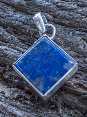  Lapis Lazuli pendentif argent massif