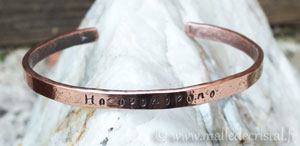 Copper Bracelet ho'oponopono