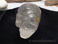 Crâne de Cristal crane sculpture minérale