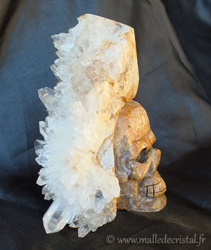  Crâne de Cristal Roche sculpture 03