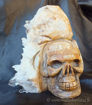  Crâne de Cristal Roche sculpture 09